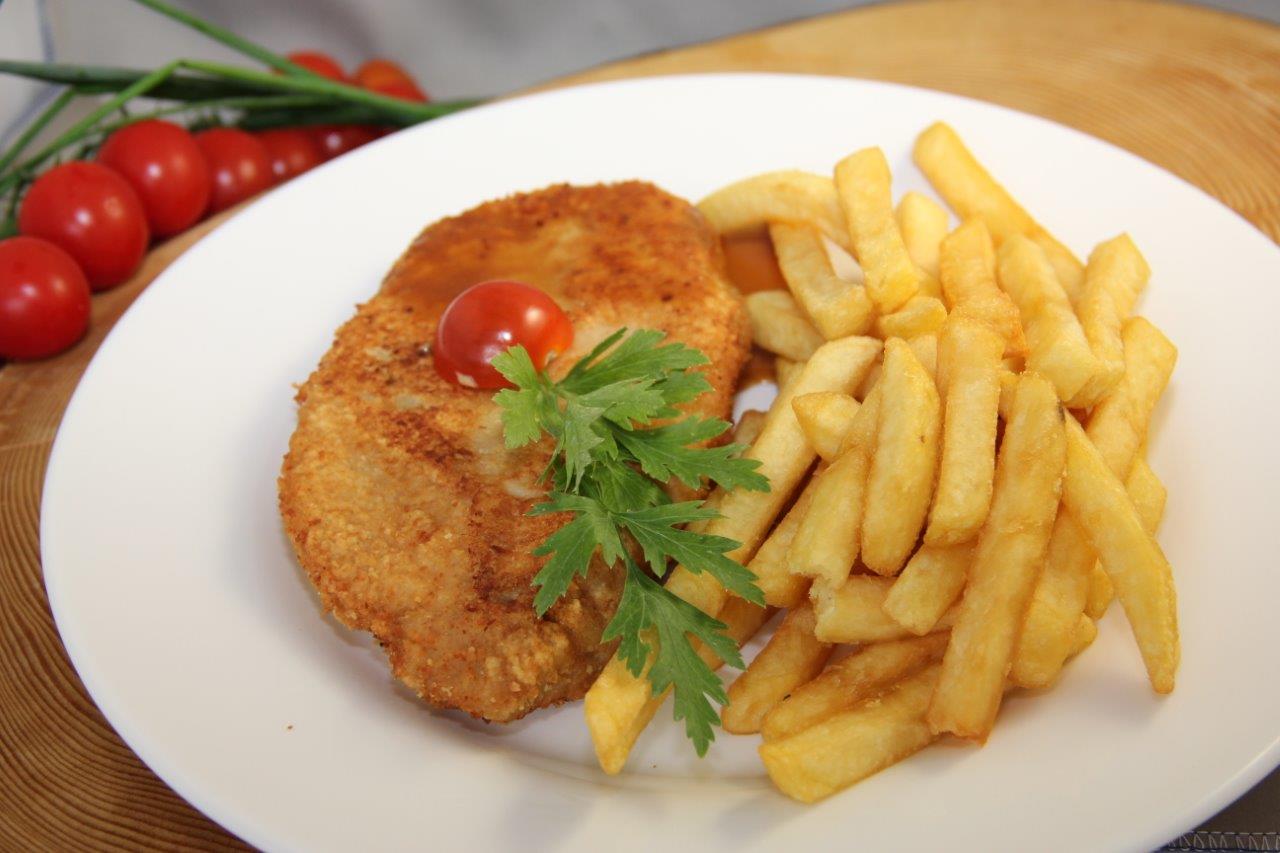 Paniertes Putenschnitzel